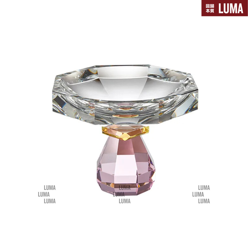 Dried Fruit - Nuovo Vassoio Alto in Cristallo per