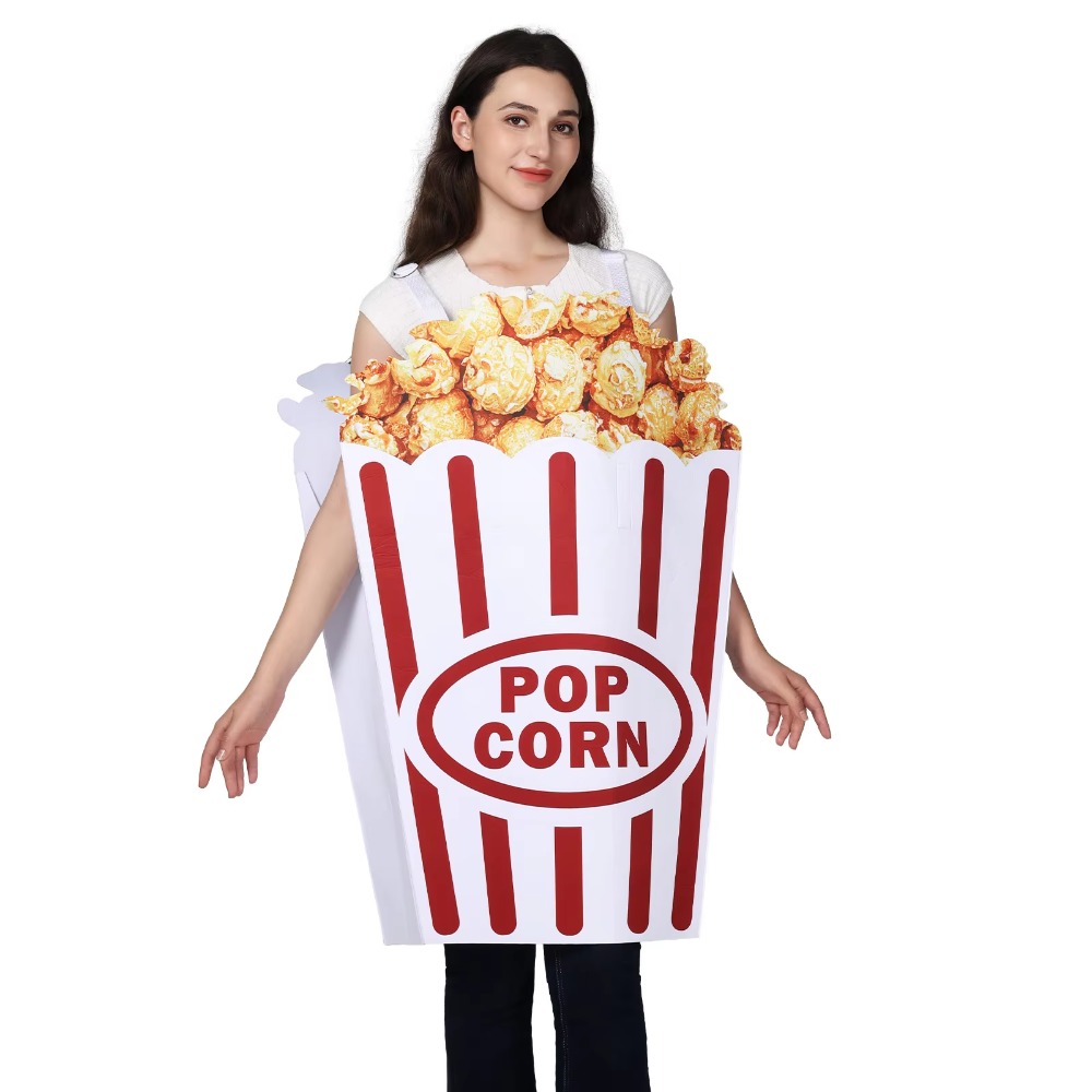 Popcorn - Costume da Popcorn per Halloween, divertente