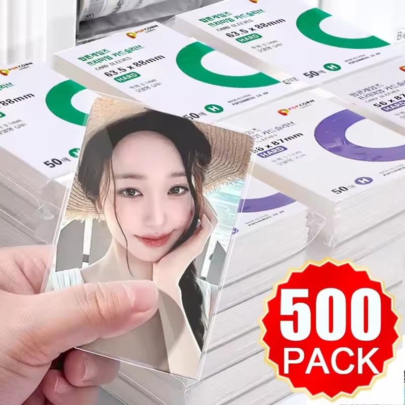 Popcorn - 500 Pezzi Bustine Protettive per Carte
